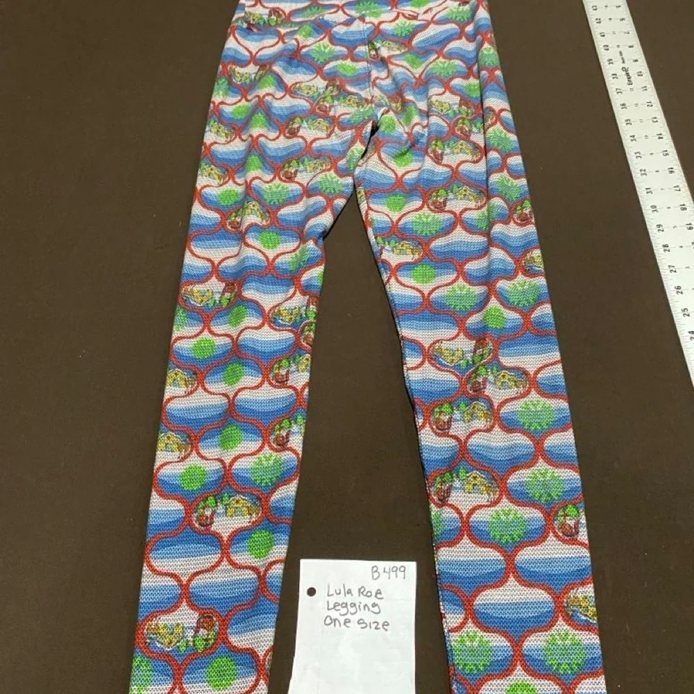 LulaRoe leggings multicolor legging one size best fits à teen (14-16). SKU-B499